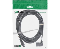 Maitinimo kabelis Vision InLine® Maitinimo kabelis, C14 kampinė lizdas į C5 kištuką, juodas, 2 m