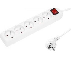 Blow Prailginimo laidas PR-570WSP 5m 3x1.5 baltas o