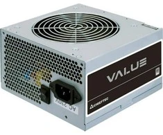 CHIEFTEC 600W PSU 80 PLUS 230V ATX Baltas EU bulk