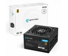 Maitinimo šaltinis EFFITEK Maitinimo šaltinis 850W Gold ATX 3.1, PCI 5.1 Kabelis modularny