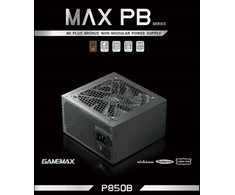 Gamemax PSU | MAX P850B | 850 W | Bronze | Non-Modular