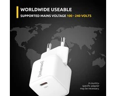 Maitinimo adapteris USB-C GAN +C315L/7803052 INTENSO
