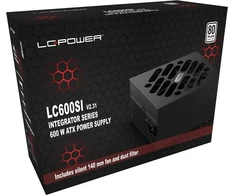 LCP LC-Power LC600SI V2.31 maitinimo blokas 600 W 20+4 pin ATX ATX Juoda