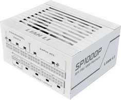 Lian Li SP Series Platinum 80 PLUS Platinum Power Supply, SFX, fully modular, PCIe 5.1, ATX 3.1 – 1,000 Watt, baltas