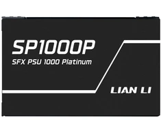 Lian Li SP serijos Platinum 80 PLUS Platinum maitinimo šaltinis, SFX, pilnai modulinis, PCIe 5.1, ATX 3.1 × 1000 vatų, juodas