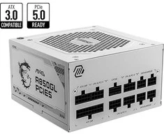MSI Maitinimo šaltinis MAG A850GL PCIE5 WHITE / 80 PLUS Gold / 850W / Active PFC