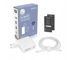 Maitinimo šaltinis sieciowy Mitsu 100W USB-C, USBC, 5-20V, 3-5A (baltas) do notebooka