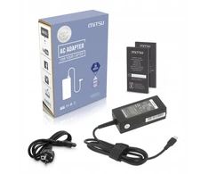 Maitinimo šaltinis sieciowy Mitsu 45W USB-C, USBC, 5-20V, 2-3A (juodas) do notebooka
