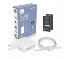 Maitinimo šaltinis sieciowy Mitsu 87W USB-C, USBC, 5-20.2V, 3-4.3A (baltas) do notebooka