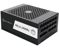 „SilverStone Hela 2500Rz Cybenetics Platinum“ maitinimo šaltinis, PCIe 5.0, ATX 3.1 - 2.500 W, juodas