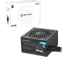 Maitinimo šaltinis Super Flower EFFITEK maitinimo šaltinis 750W Sidabrinis ATX 3.1, PCI 5.1