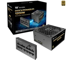 Thermaltake Maitinimo šaltinis - dockpower fi 1200w auksinis modular atx3.1 gen5