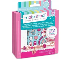 Make it real MAKE IT REAL Rinkinys Apyrankės Gražios Rožinėje, kūrybinis žaislas