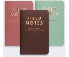 Make Notes „Field Notes Lucky 3 Pack“ sąskaitų knygelės (FNC-70)