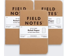 Make Notes Užrašai Lauko užrašai Originalus Kraft Linie 3 Pack
