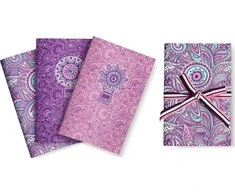 Make Notes Violetinė &amp; Pale Notebook A6 / 32 puslapiai lygūs 3vnt.
