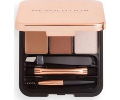 Makeup Revolution London Brow Sculpt Kit rinkinys ir paletė antakiams moterims, 2,2 g