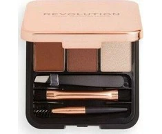 Makeup Revolution London Brow Sculpt Kit rinkinys ir paletė antakiams moterims, 2,2 g