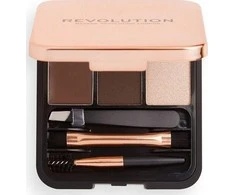Makeup Revolution London Brow Sculpt Kit rinkinys ir paletė antakiams, 2,2 g