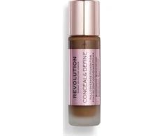 Makeup Revolution Conceal &amp; Define Oil Free Kreminis Foundation F 15, 23 ml