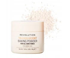„Makeup Revolution“ kepimo pudra, biri, fiksuojanti, permatoma pudra, 30 g