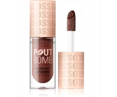 Makeup Revolution Pout Bomb Plumping Lūpų blizgis Espresso Cool 4.6 ml