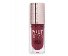 Makeup Revolution Pout Bomb Rosewood Rose Plump Lūpų blizgis Rosewood Rose 4.6 ml
