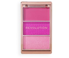 Makeup Revolution Blush Icon Blush Palette Hot Rožinė Flag 6.3 g