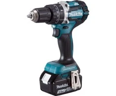 Smūginis suktuvas-gręžtuvas Makita DHP484RFJ; 18 V; 2x3,0 Ah akum.