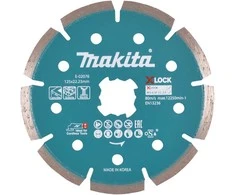 Makita Segmentinis 125MM betonui X-LOCK E-02076 X-LOCK • 125 x 22,23 mm