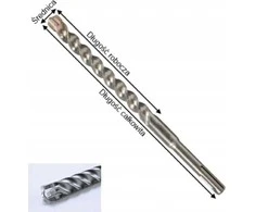 Makita SDS-PLUS Grąžtas 24x200/250mm NEMESIS 2 B-58693
