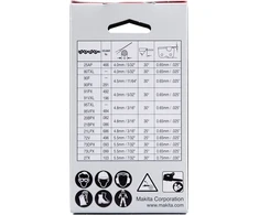 Makita Grandinės MC 80TXL 25cm/10" , 0,325" 1,1mm, 46H 191T89-0