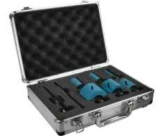 Makita Ezychange gręžimo karūnų rinkinys elektrikams 20,25,32,40,51,65mm / adapteris B-11988