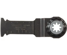 Makita Įgilinamieji pjovimo diskai 32mm B-66341 Starlock Plus • 18 TPI • HCS • MAP003 • medžiui