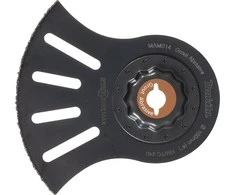 Makita Multitool segmentiniai ašmenys 100mm B-66547 Starlock Max • 40G • TC / HM RIFF • MAM014 • cemento skiediniui, plytelių glaistui, stiklo pluoštui pašalinti