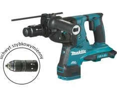 Makita perforatorius DHR281Z, SDS-PLUS, 2x18V, 2.9J + papildomas beraktis griebtuvas, be akumuliatoriaus ir kroviklio