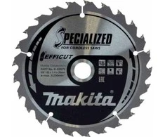 Makita T.C.T. pjūklas medienai 165X1.50X20mm 20° T24 SPECIALIZED 5 vnt. B-09173-5