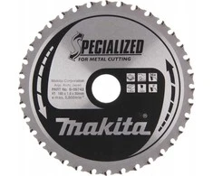 Makita T.C.T. pjūklas SPECIALIZED 185X1.9X30mm 0° T36 B-33417 T.C.T • 185 x30 mm • T36 • 0° • Metalui