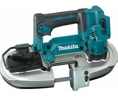 Makita DPB184Z Akumuliatorinis juostinis pjūklas, 51x51 mm,18V, aliuminio, Be akumuliatorių ir kroviklio!