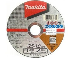 Makita Pjovimo diskas 125 X 1 MM nerūdijančiam plienui/metalui E-03040