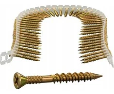 JUOSTA MAKITA SU VARŽTAIS 4,2x41mm /1000vnt. PUSĖ. SLUOKSNĖS PLOKŠTĖS SU poliruota MEDIENA PLOKŠTĖS SU MEDIENA