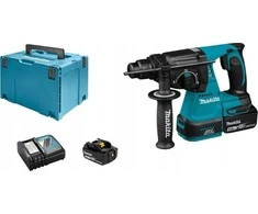 Akumuliatorinis perforatorius Makita DHR242RTJ; 2,0 J; SDS-plus; 18 V; 2x5,0 Ah akum.