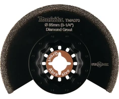Makita Ovalus asmenys su deimanto grudu MAKITA Multitool TMA070 85mm