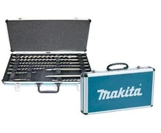 Grąžtas Grąžtų ir kaltų komplektas betonui Makita D-42385; SDS-plus; 10 vnt.