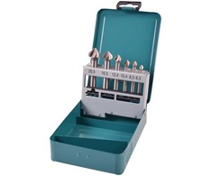 Makita 6tlg HSS kūginių skylių grąžtų rinkinys