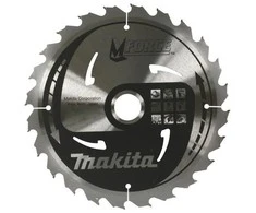 Makita T.C.T. pjūklas M-FORCE 165X2X20mm 15° T10 B-07886 T.C.T • 165 x20 mm • T10 • 15° • Medienai
