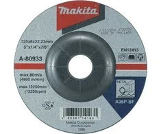 Makita Šlifavimo diskas 125X6 Metalui A-80933
