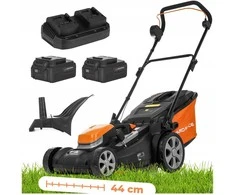 Makita vejapjovė akumuliatorinė 2x20v, 2x5,0ah, 44 cm