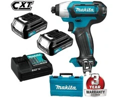 Makita Akumuliatorinis smūginis suktuvas TD110DSAE 10,8V 2.0 Ah. 110 Nm, 1/4" hex