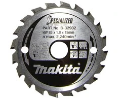 Makita Zubehör Toolzeug diskinio pjūklo diskas 8,5 cm 1 vnt.